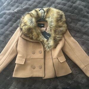 Collar Tan Jacket